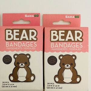 Lot of 2 Gamago Bear Bandages NIB